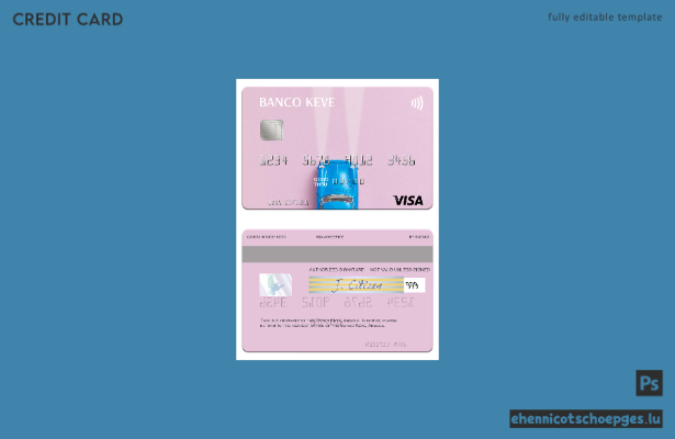 Beispielvorschau der Angola Banco Keve Visa-Karte